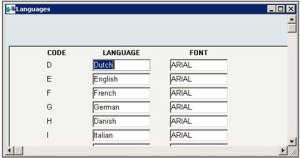 InOrder ERP Languages